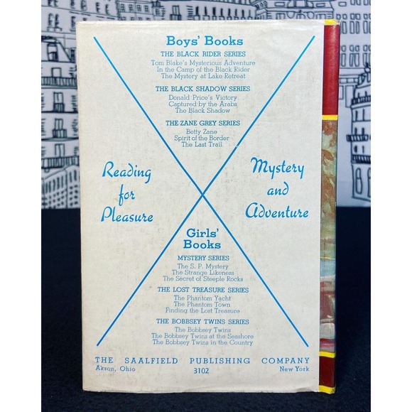 RARE 1934 HC - The Mystery Hunters at Lakeside Camp by Capwell Wyckoff Saalfield - Picture 3 of 16